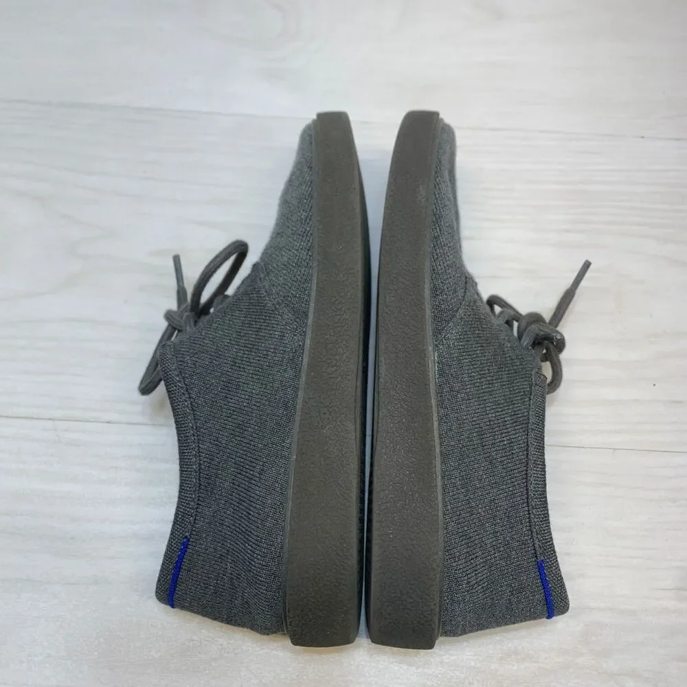 Rothys The Monty Shoes Men's Size 8.5‎ Gray Knit Chukka Sneakers